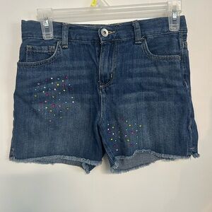 Embellished Denim Kid’s Shorts